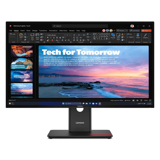 Lenovo 27" LED - ThinkVision T27QD-40 Monitor PC 2.5K - 2560 x 1440 pixel - 6 ms (da grigio a grigio) - 16/9 - Pannello IPS -