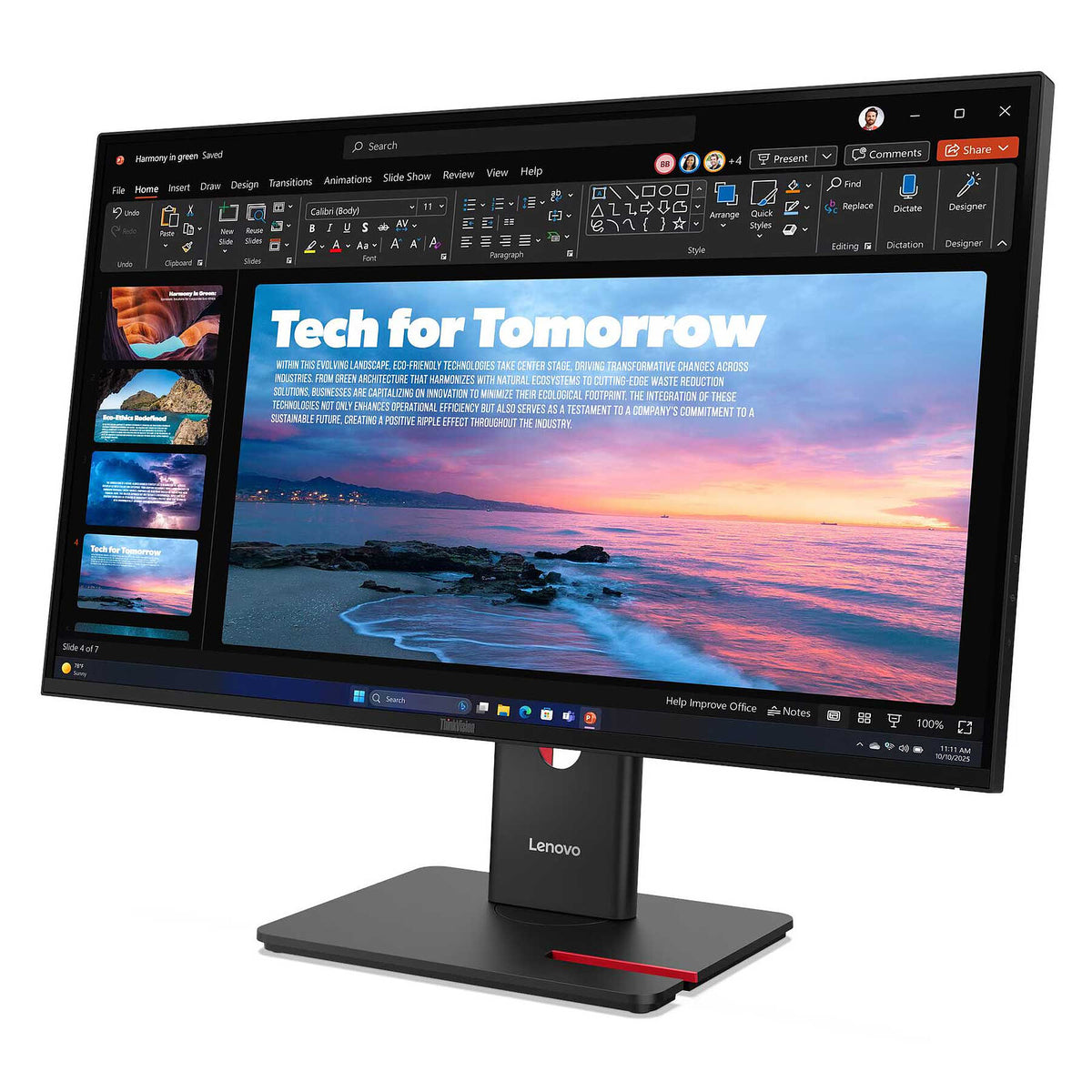 Nota Lenovo 27" LED - ThinkVision T27QD-40