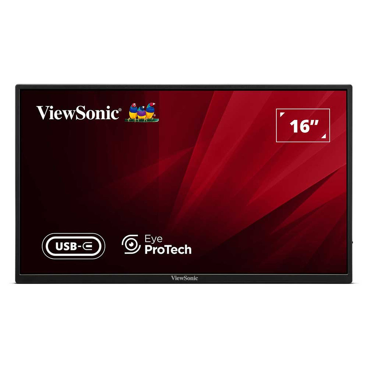 ViewSonic 15.6" LED - VA1650 Monitor PC Full HD 1080p - 1920 x 1080 pixel - 7 ms (da grigio a grigio) - 16/9 - Pannello IPS -