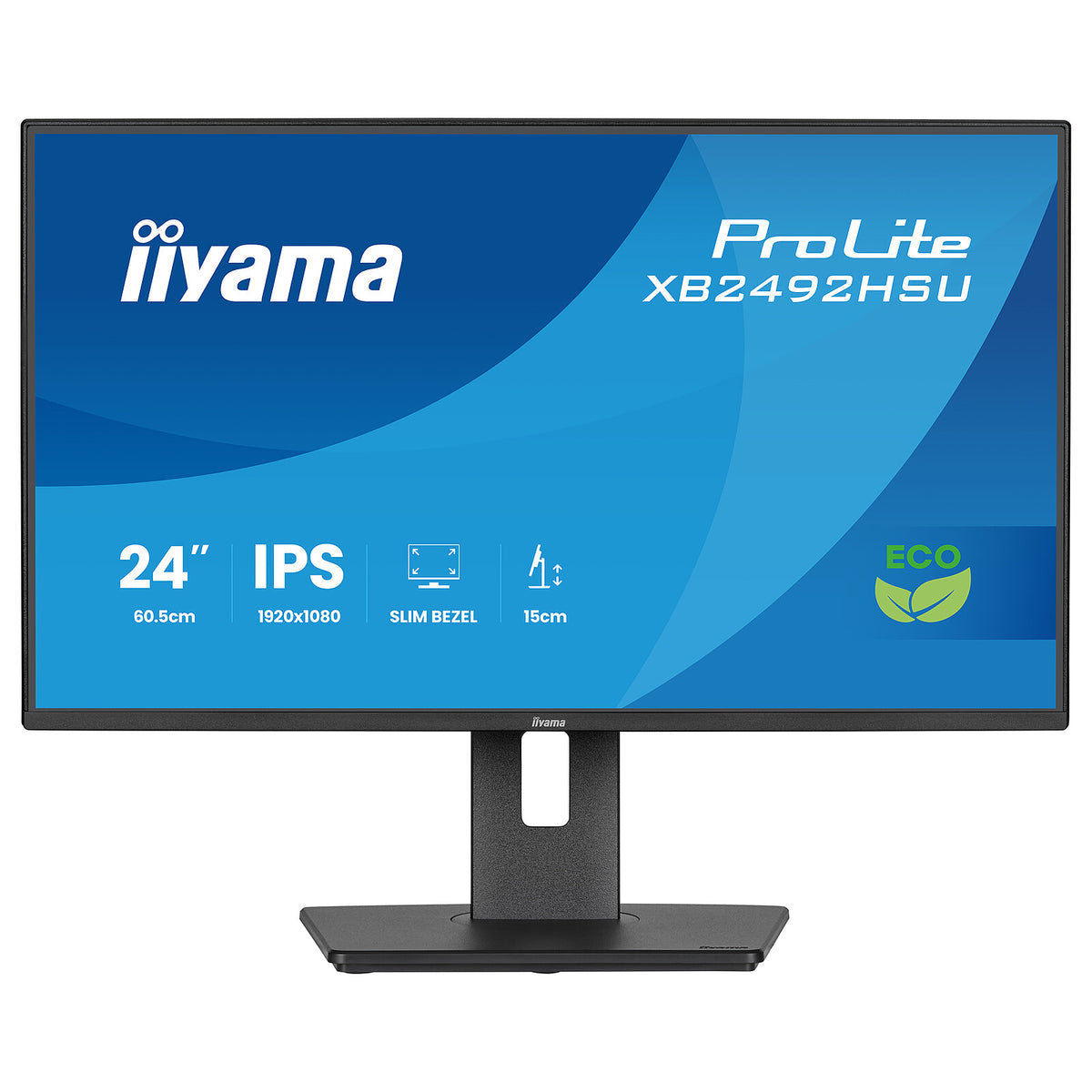 iiyama 23.8" LED - ProLite XB2492HSU-B1 Monitor PC Full HD 1080p - 1920 x 1080 pixel - 3 ms (da grigio a grigio) - 16:9 wides