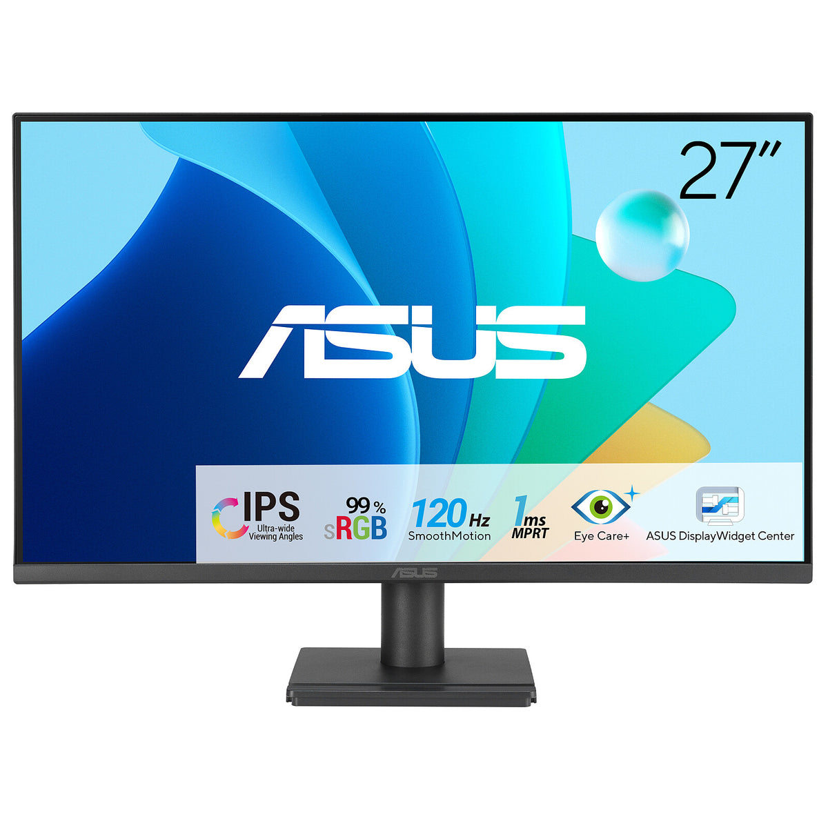 ASUS 27" LED - VA279HG Monitor PC Full HD 1080p - 1920 x 1080 pixel - 1 ms (MRPT) - 16/9 - Pannello IPS - 120 Hz - Adaptive-S