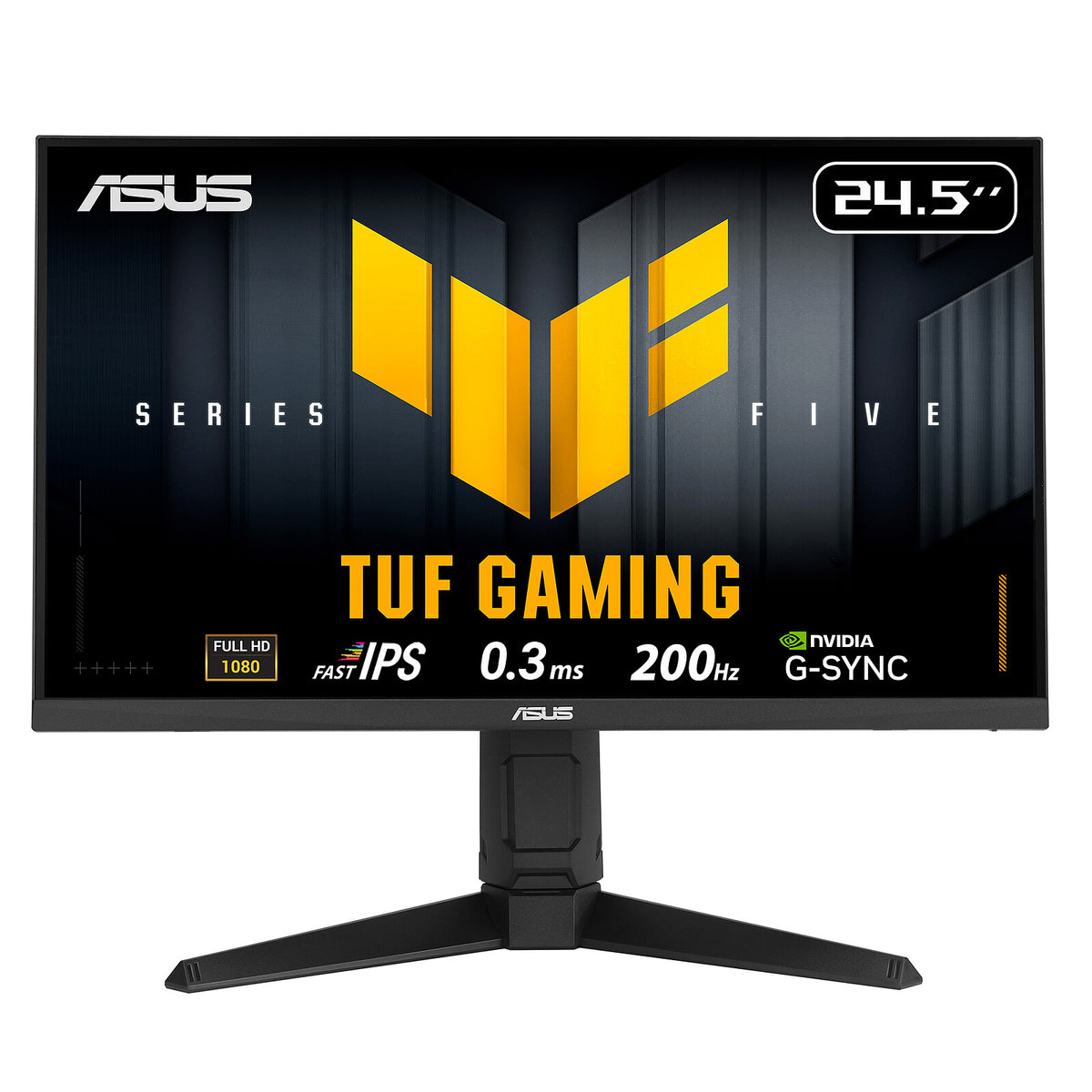 ASUS 24,5" LED - TUF VG259QL5A Monitor per PC Full HD 1080p - 1920 x 1080 pixel - 0.3 ms (da grigio a grigio) - formato 16/9 
