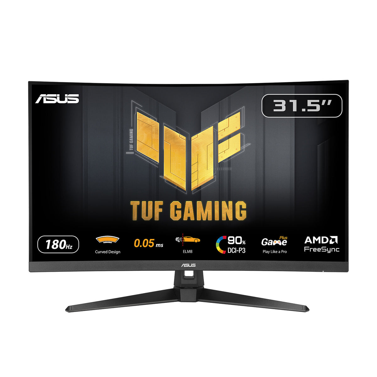 ASUS 31.5" LED - VG32WQ3B Monitor PC 2.5K - 2560 x 1440 pixel - 1 ms - formato 16/9 - Pannello curvo VA veloce - 180 Hz - HDR