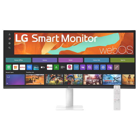 LG 34" LED - Smart Monitor 34U601SA-W Monitor PC UltraWide WQHD - 3440 x 1440 pixel - 5 ms (da grigio a grigio) - 21/9 - Pann