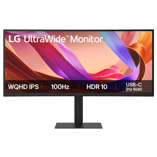 LG 34" LED - UltraWide 34U650A-B UltraWide WQHD - 3440 x 1440 pixel - 5 ms (da grigio a grigio) - 21:9 - Pannello IPS curvo -