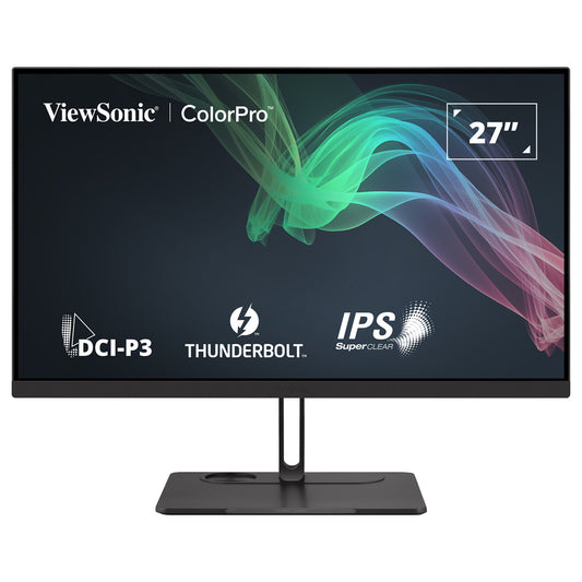 ViewSonic 27" LED - VP2776T-4K Monitor PC 4K - 3840 x 2160 pixel - 5 ms (da grigio a grigio) - formato 16:9 - pannello IPS - 