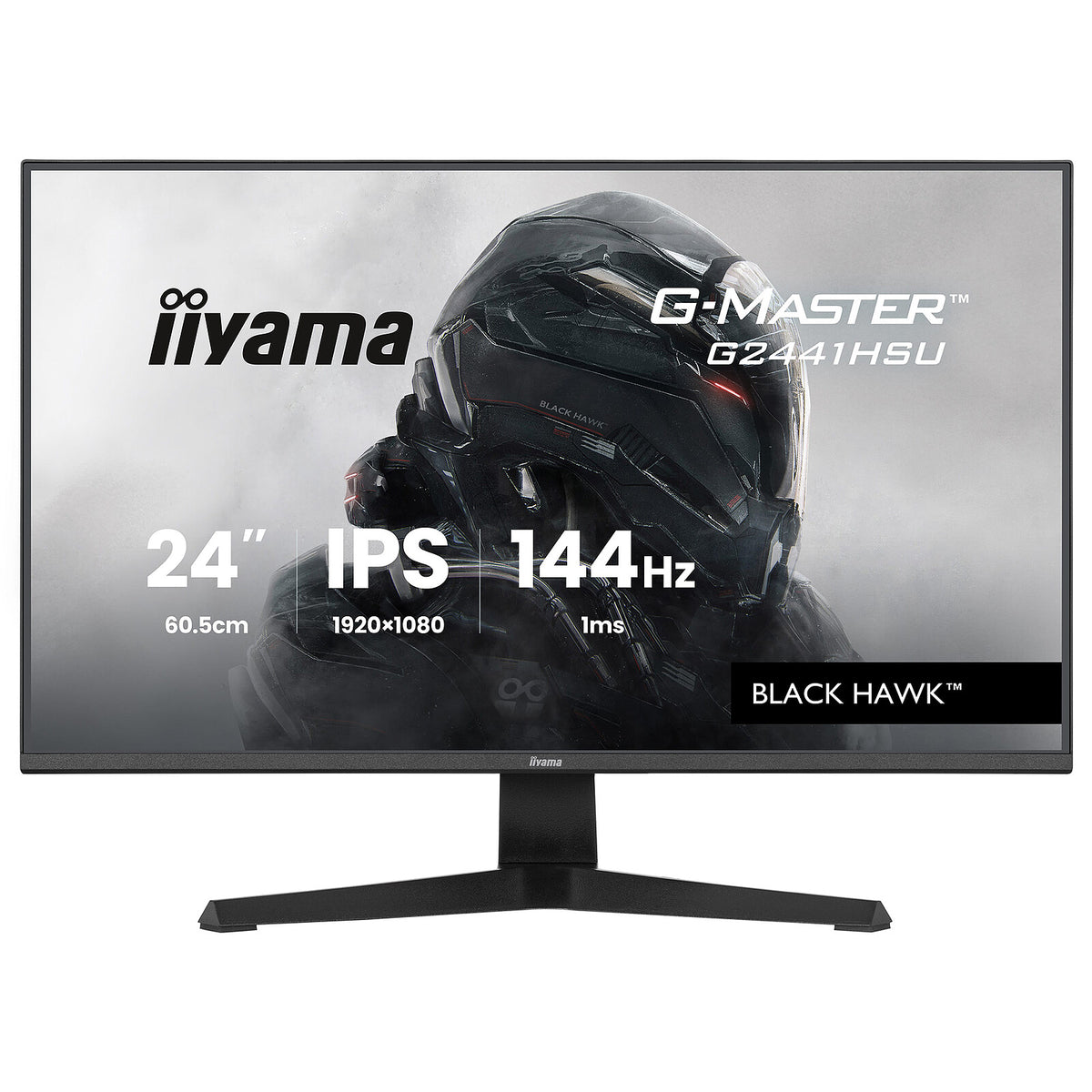 iiyama 23.8" LED - G-Master G2441HSU-B1 Black Hawk Monitor PC Full HD 1080p - 1920 x 1080 pixel - 1 ms (MPRT) - 16/9 - Pannel