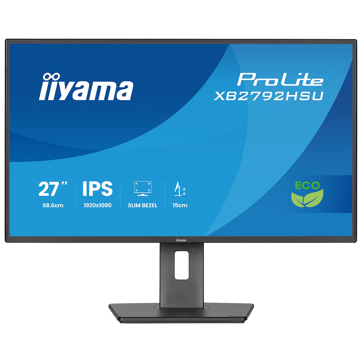 iiyama 27" LED - ProLite XB2792HSU-B1 Monitor PC Full HD 1080p - 1920 x 1080 pixel - 3 ms (da grigio a grigio) - 16:9 widescr