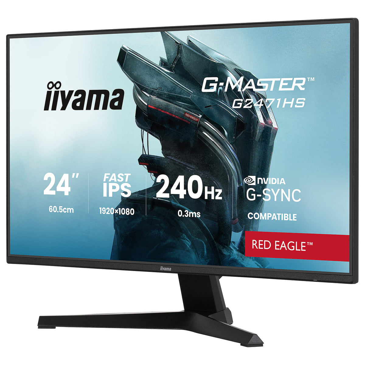 Nota iiyama 23.8" LED - G-Master G2471HS-B1 Red Eagle