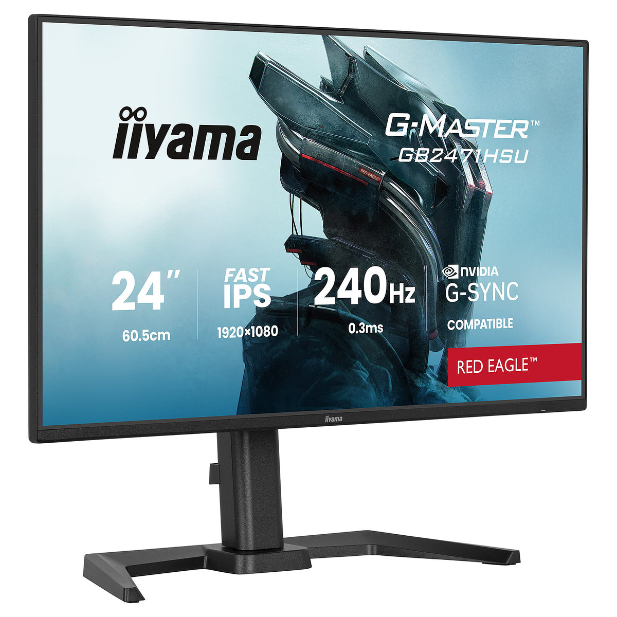 Nota iiyama 23.8" LED - G-Master GB2471HSU-B1 Red Eagle