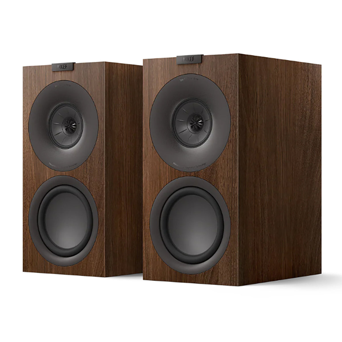 KEF Q Concerto Meta Walnut Diffusore da scaffale passivo Bass Reflex da 180W con tecnologia MAT (coppia)