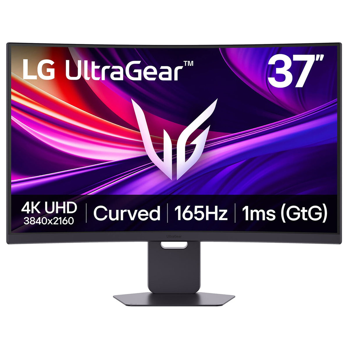 LG 37" LED - UltraGear G8 37G800A-B Monitor PC 4K - 3840 x 2160 pixel - 1 ms (da grigio a grigio) - 16:9 - Pannello VA curvo 