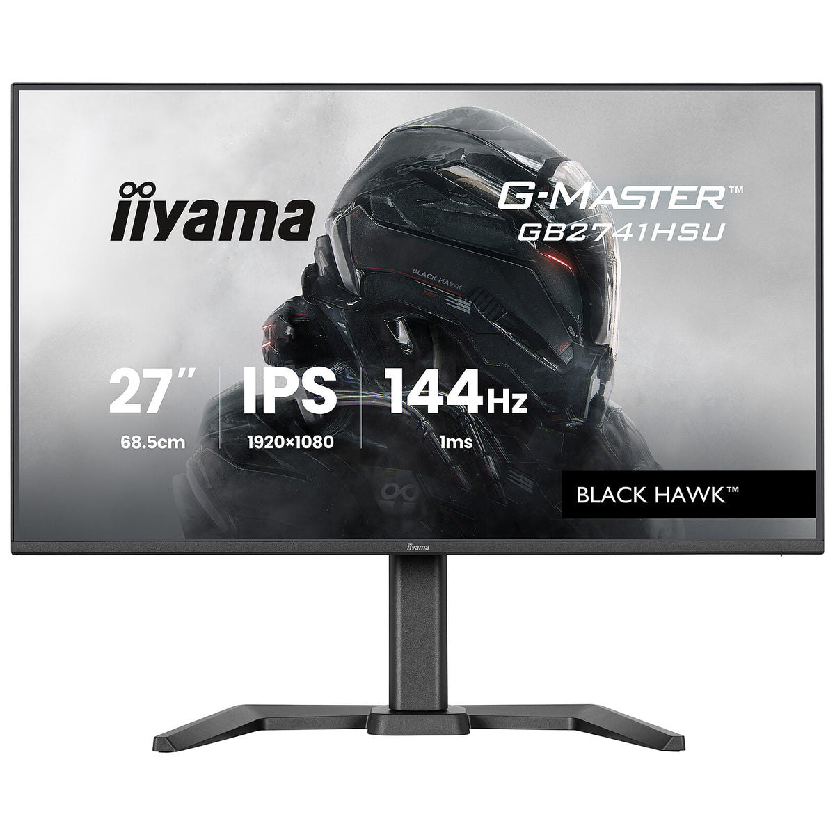 iiyama 27" LED - G-Master GB2741HSU-B1 Black Hawk Monitor PC Full HD 1080p - 1920 x 1080 pixel - 1 ms (MPRT) - 16/9 - Pannell