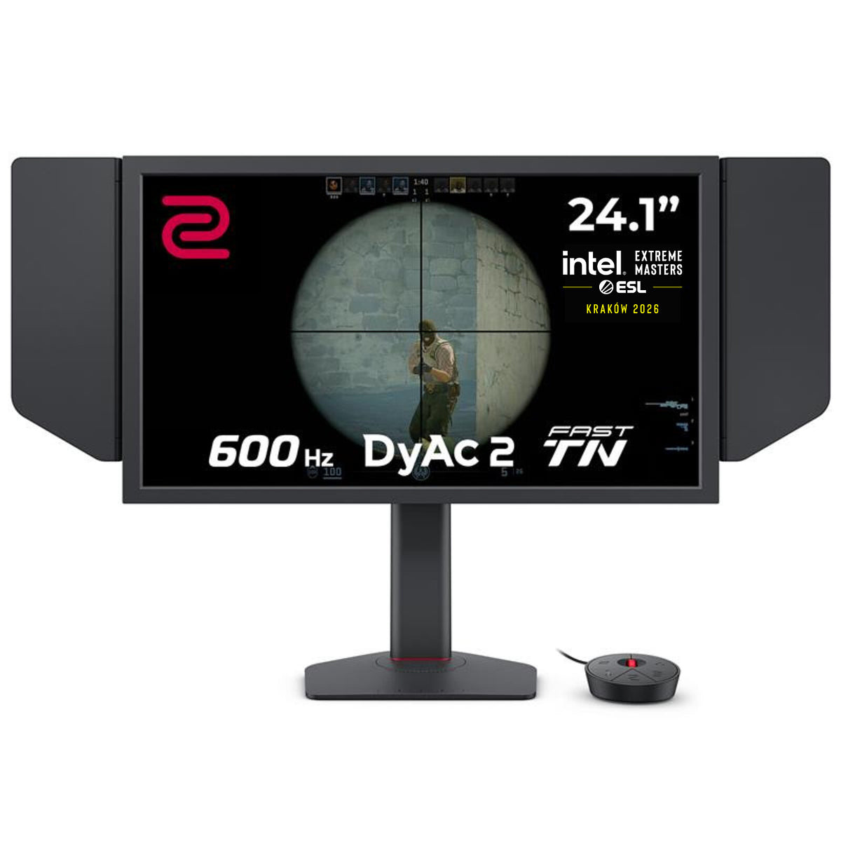 BenQ Zowie 24.1" LED - XL2586X+ Monitor PC Full HD 1080p - 1920 x 1080 pixel - formato 16/9 - DyAc 2 - 600 Hz - HDMI/DisplayP