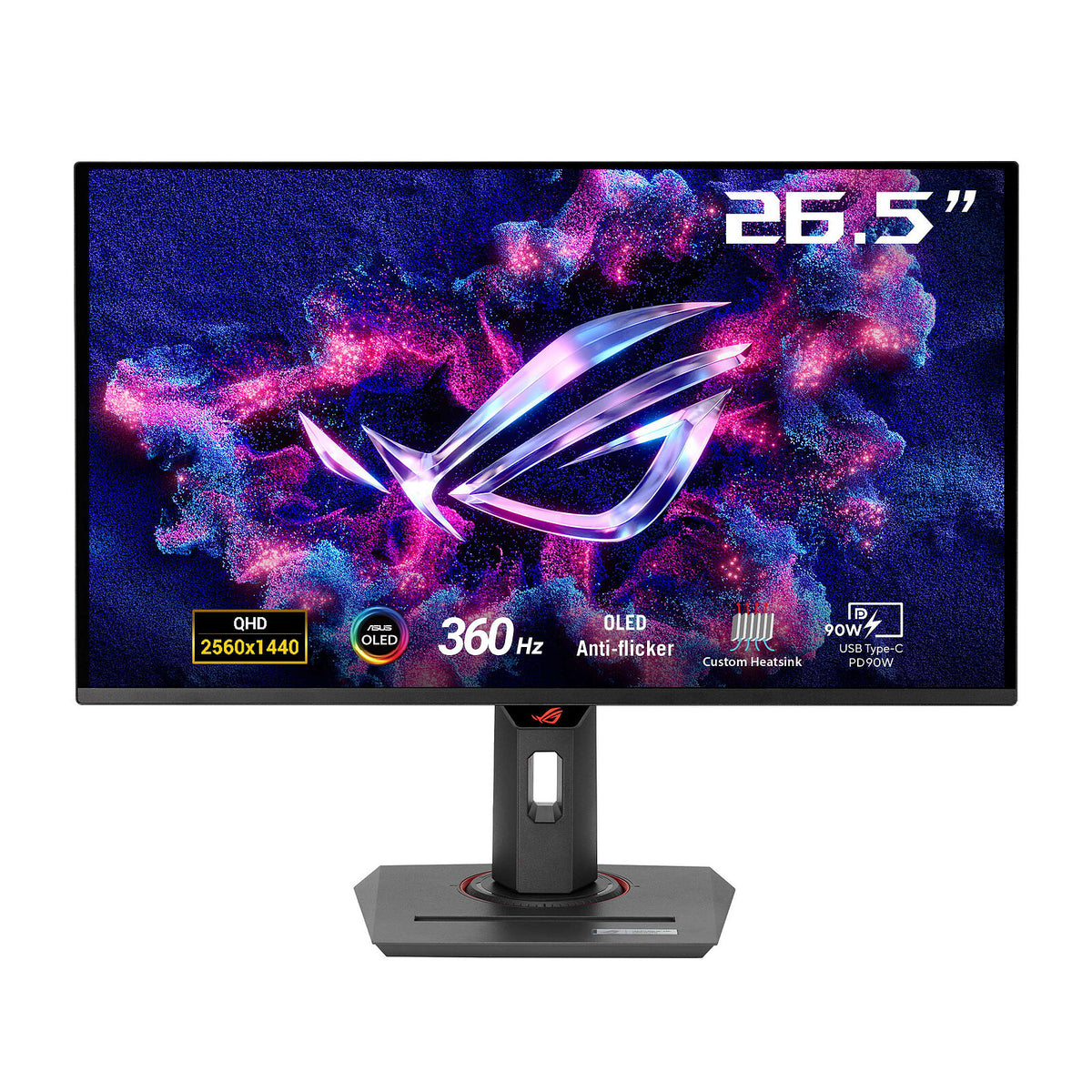 ASUS 27" LED - ROG Strix XG27ACDNG Monitor PC 2.5K - 2560 x 1440 pixel - 0,03 ms (da grigio a grigio) - 16/9 - OLED - 360 Hz 