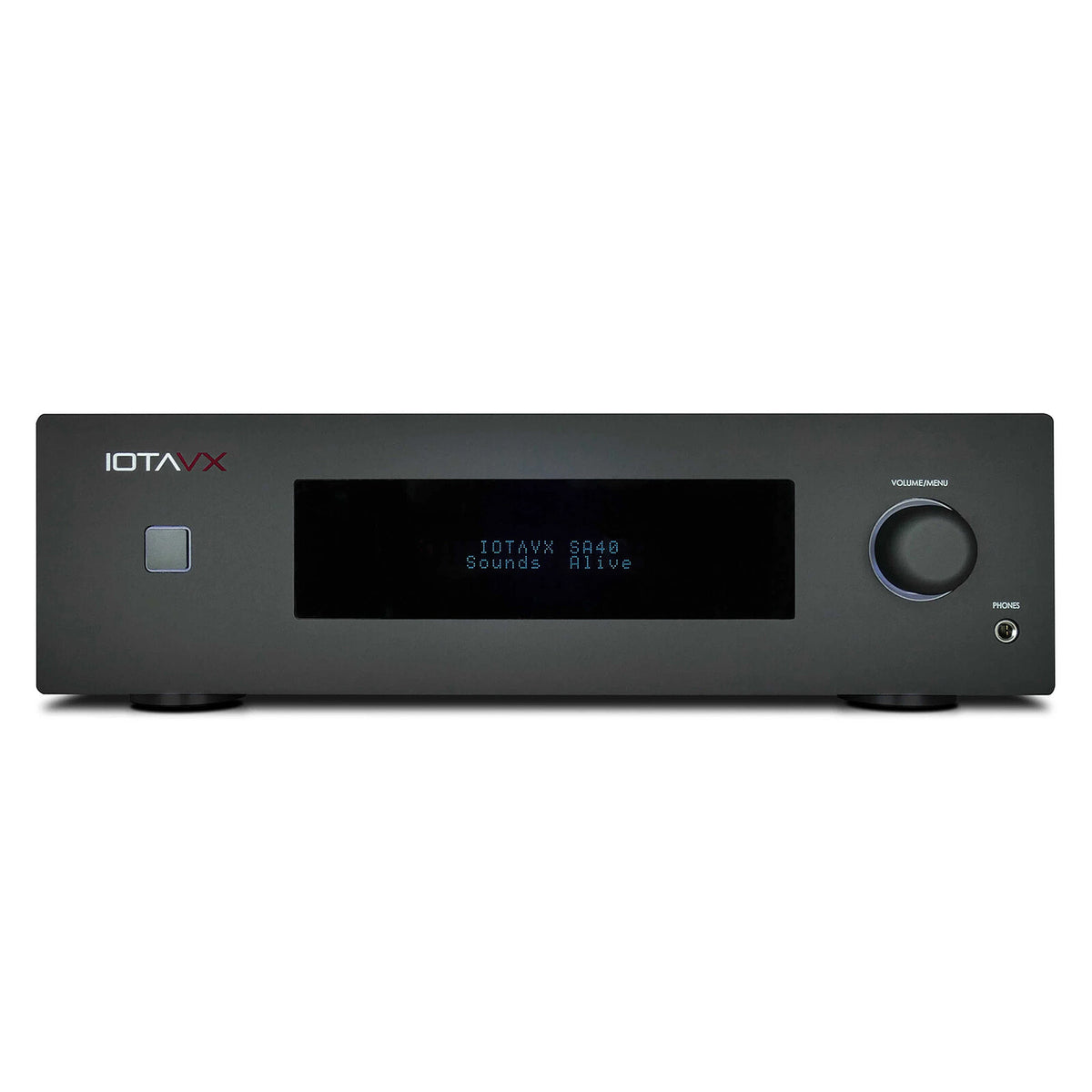 IOTAVX SA40 Amplificatore stereo 2 x 300 W - Convertitore DAC CS4398 192 kHz/24 bit - 5 ingressi analogici - 1 ingresso XLR - 1 ingresso PHONO - 5 ingressi digitali - Cuffie 6,35 mm