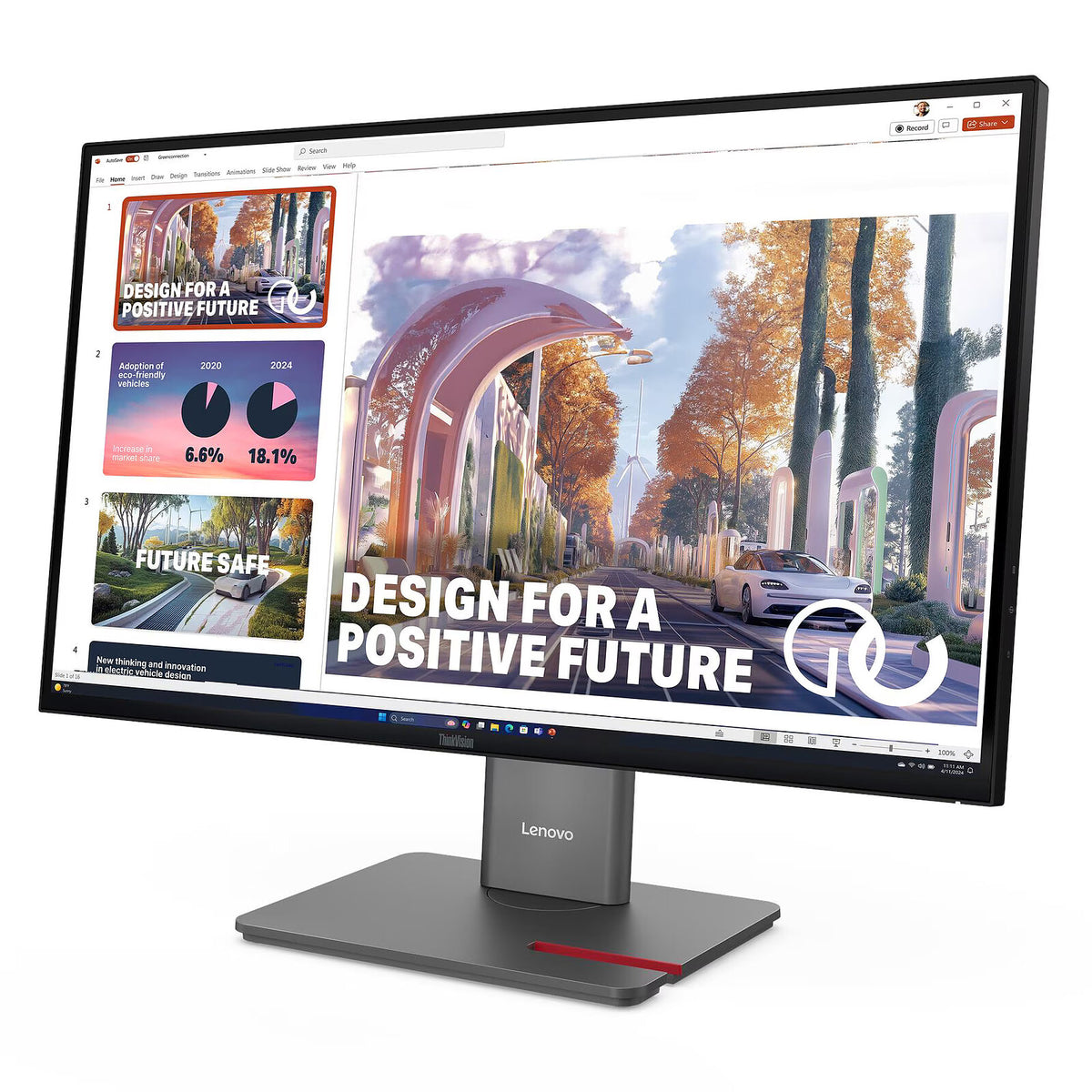 Nota Lenovo 27" LED - ThinkVision P27QD-40