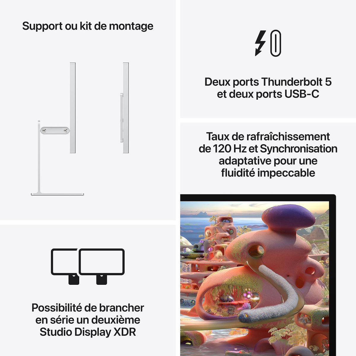 Acquista Apple 27" LED - Studio Display XDR - Vetro standard - Kit di montaggio VESA