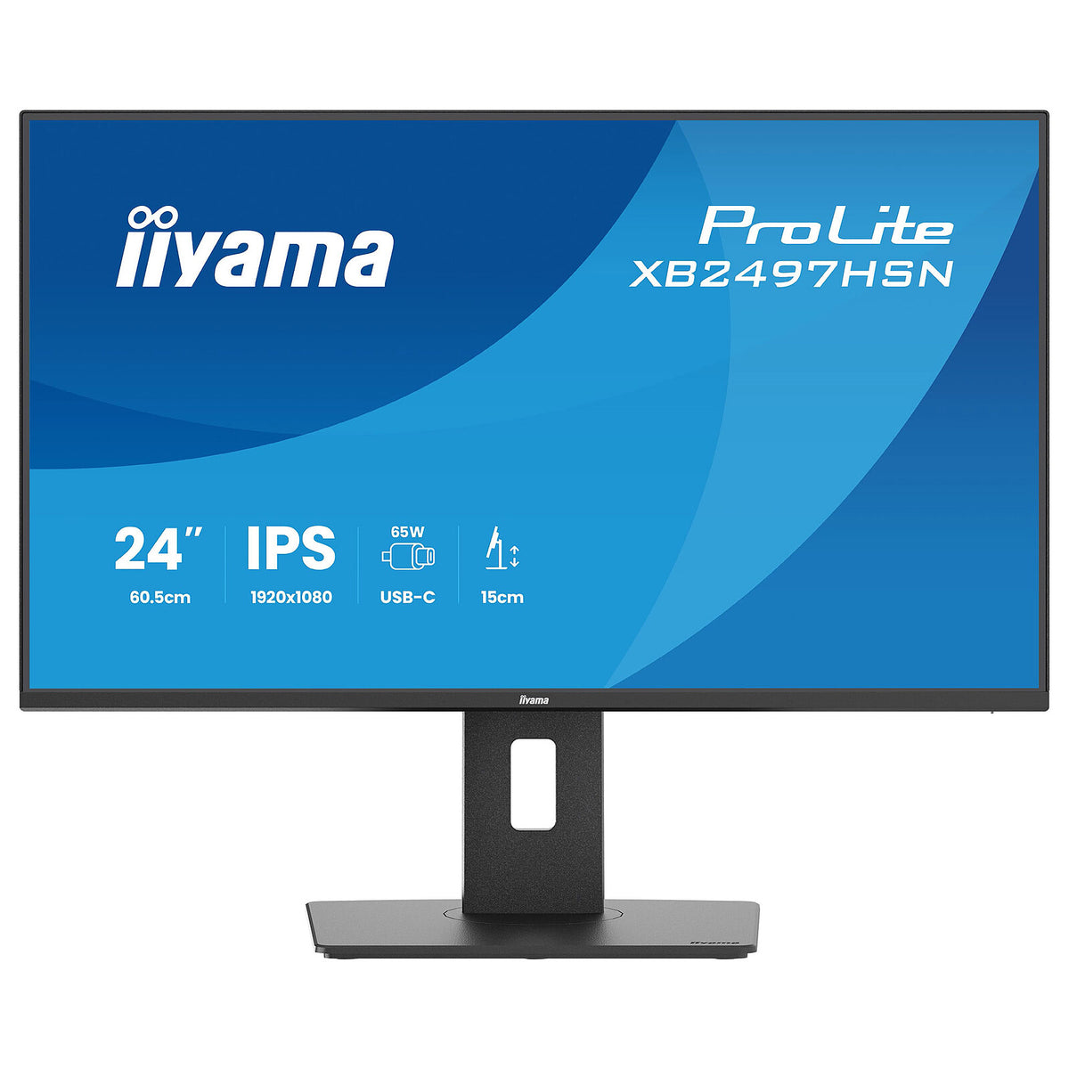 iiyama 23.8" LED - ProLite XB2497HSN-B1 Schermo PC Full HD 1080p - 1920 x 1080 pixel - 1 ms (MPRT) - 16/9 - Pannello IPS - 10