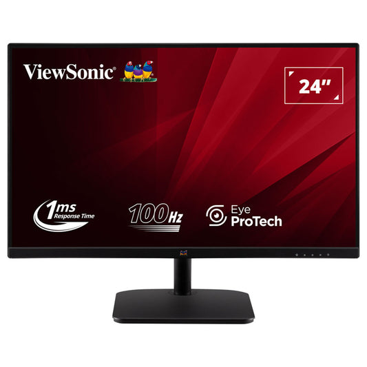 ViewSonic 23.8" LED - VA2432-H-2 Ecran PC Full HD 1080p - 1920 x 1080 pixels - 1 ms (MPRT) - 16/9 - Pannello IPS - 100 Hz - H