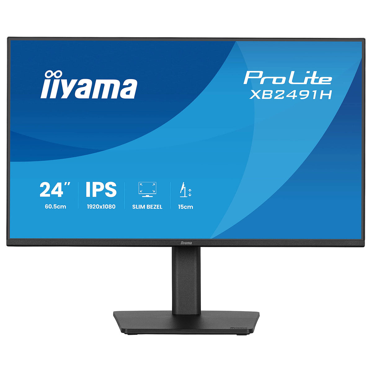 iiyama 23.8" LED - ProLite XB2491H-B1 Monitor PC Full HD 1080p - 1920 x 1080 pixel - 1 ms (MRPT) - 16/9 - Pannello IPS - 120 