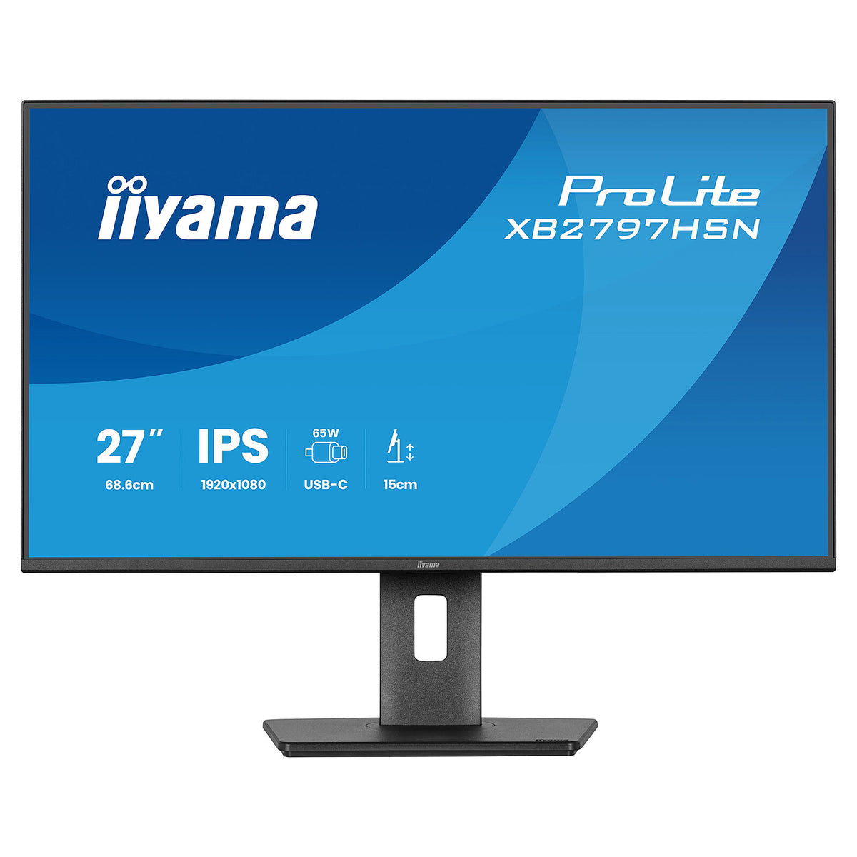 iiyama 27" LED - ProLite XB2797HSN-B1 Ecran PC Full HD 1080p - 1920 x 1080 pixels - 1 ms (MPRT) - 16/9 - Pannello IPS - 100 H