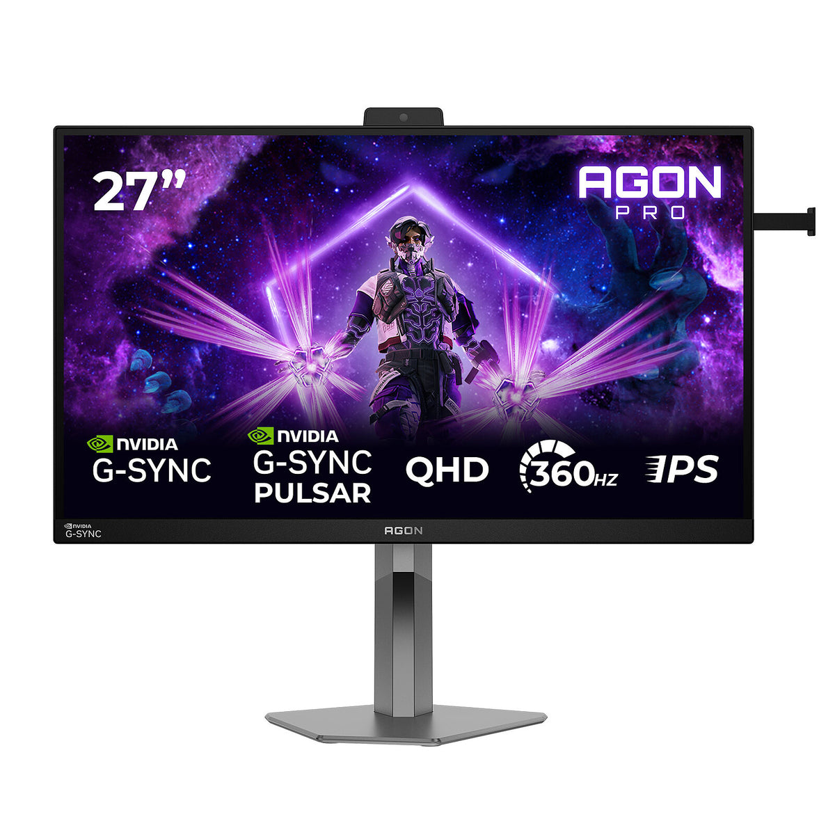 AOC 27" LED - AGON PRO AG276QSG2 Monitor PC 2.5K - 2560 x 1440 pixel - 0.3 ms (MPRT) - 16/9 - Pannello IPS - HDR10 - 360 Hz -