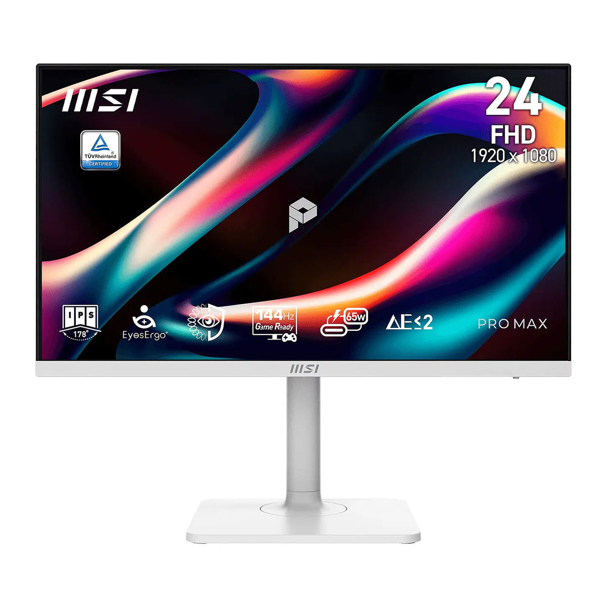 MSI 24" LED - PRO MAX 241PHW E14 Ecran PC Full HD 1080p - 1920 x 1080 pixels - 1 ms (MPRT) - 16/9 - Pannello IPS - 144 Hz - A