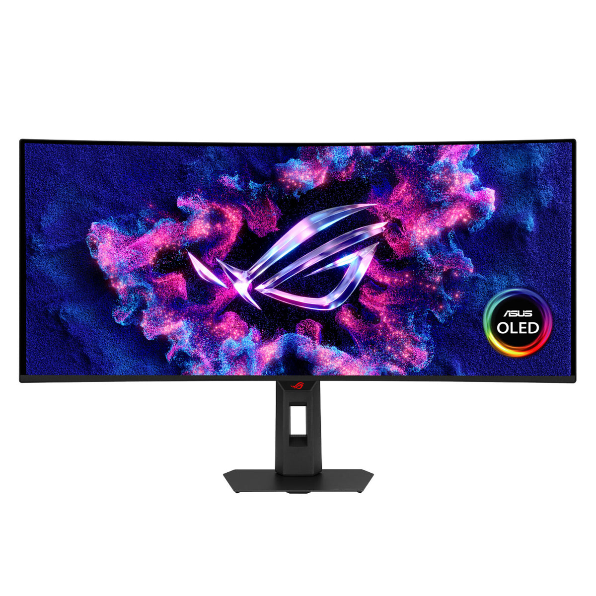 ASUS 34" QD-OLED - ROG Strix XG34WCDMS Monitor PC UltraWide WQHD - 3440 x 1440 pixel - 0.03 ms (grigio a grigio) - 21/9 - Pan
