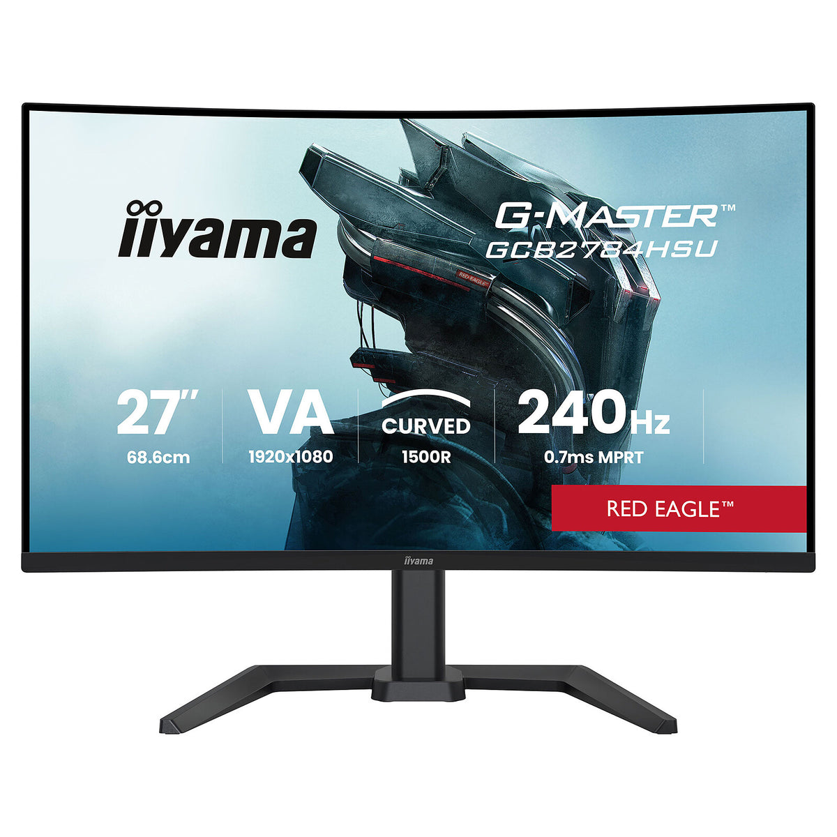 iiyama 27" LED - G-Master GCB2784HSU-B1 Red Eagle Ecran PC Full HD 1080p - 1920 x 1080 pixels - 0.7 ms (MPRT) - Formato 16/9 