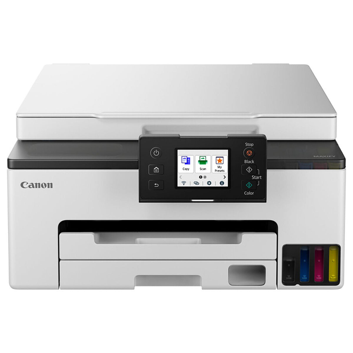 Canon MAXIFY Megatank GX1051 Stampante multifunzione a getto d'inchiostro a colori 3-in-1 con serbatoi d'inchiostro ricaricab