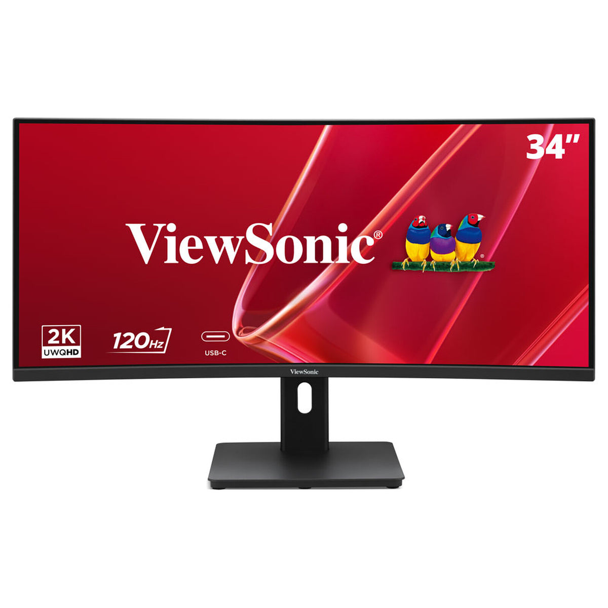 ViewSonic 34" LED - VA3420C-2 Monitor PC UltraWide WQHD - 3440 x 1440 pixels - 3.5 ms (grigio a grigio) - 21/9 - Pannello VA 