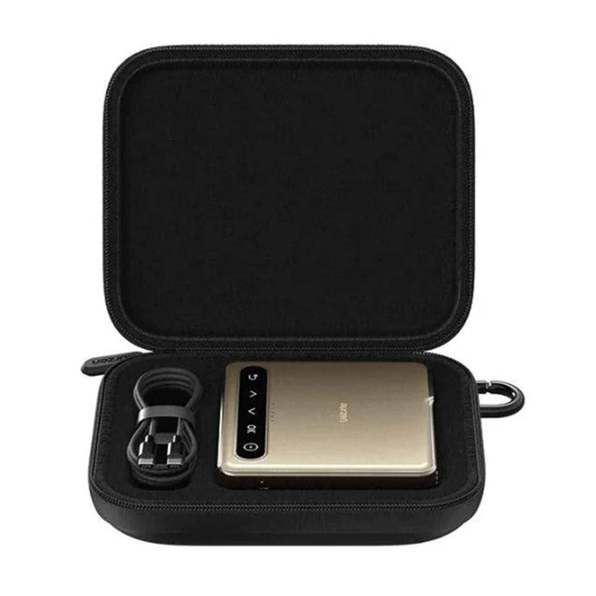Aurzen ZIP Bundle Videoproiettore portatile LED DLP - 720p - 100 Lumens - Wi-Fi/Bluetooth - USB-C - Audio 2x1 W + Custodia + Supporto magnetico + Batteria aggiuntiva