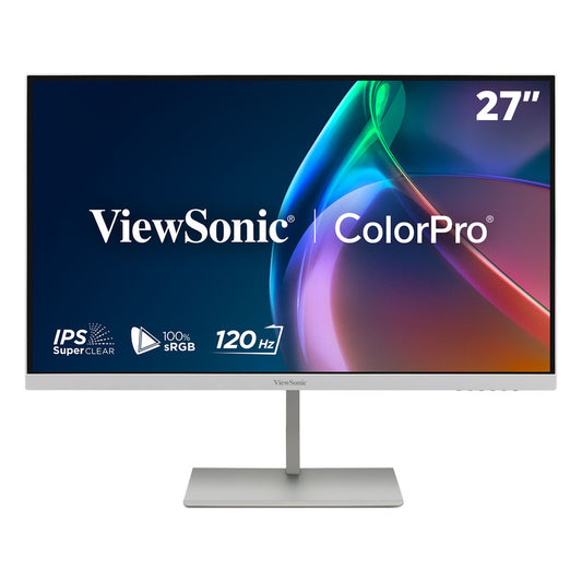 ViewSonic 27" LED - ColorPro VP2766-2K-W Monitor PC 2.5K - 2560 x 1440 pixels - 5 ms (grigio a grigio) - 16/9 - Pannello IPS 