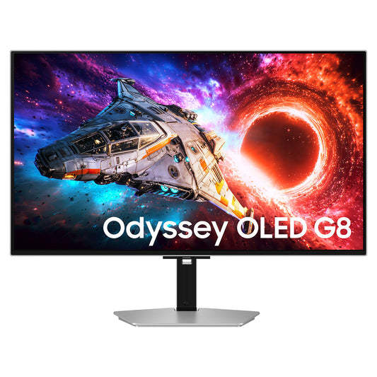 Samsung 32" QD-OLED - Odyssey G8 S32HG802SU Monitor PC 4K - 3840 x 2160 pixel - 0.03 ms (grigio su grigio) - 16/9 - Pannello 