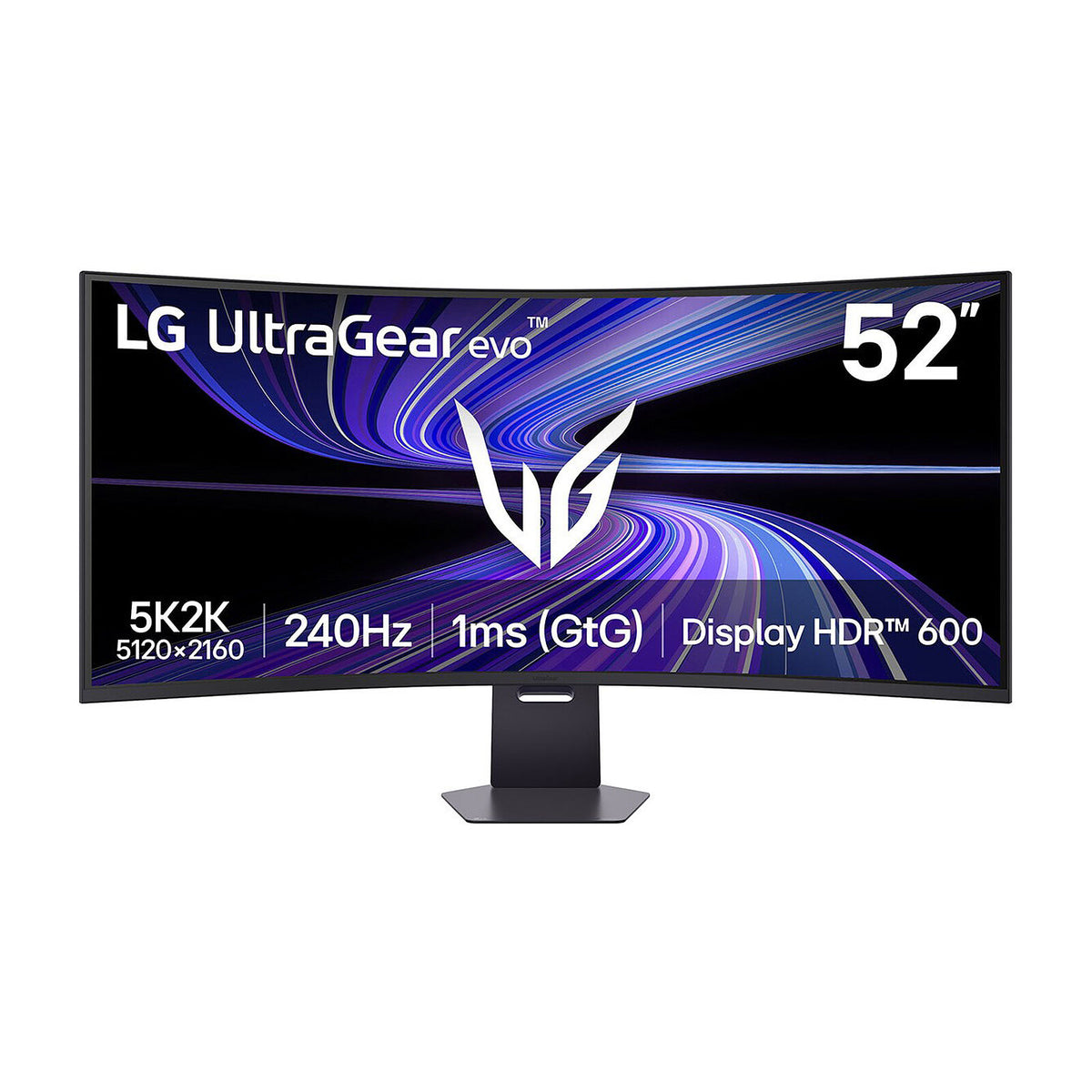 LG 51.6" LED - UltraGear 52G930B-B Monitor PC 5K - 5120 x 2160 pixel - 1 ms (da grigio a grigio) - 21/9 - Pannello VA curvo -