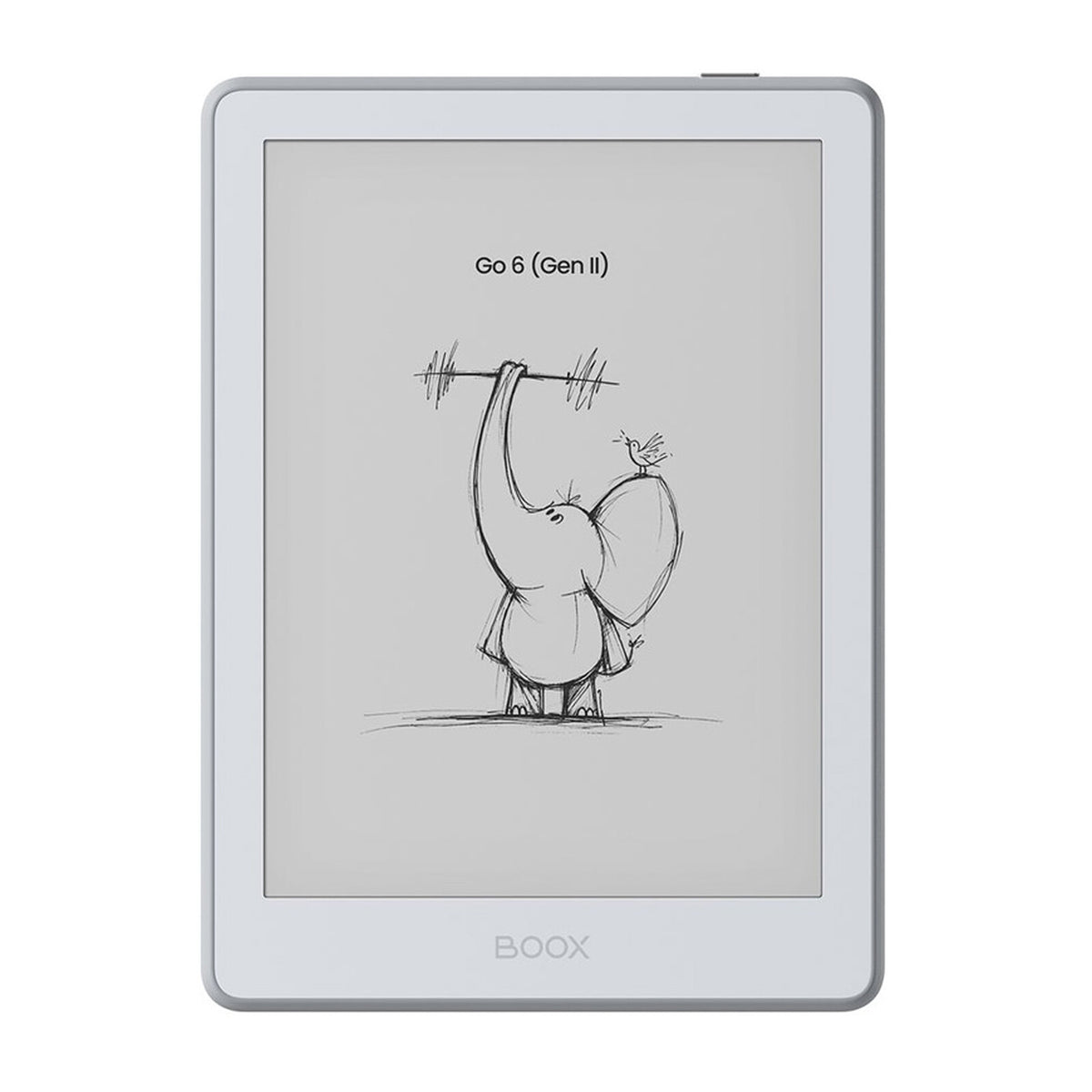 Boox Go 6" (Gen II) Stone Lettore eBook - Schermo tattile E Ink Carta 1300 6" 1448 x 1072 - 32 GB - Android 11 - Wi-Fi/Bluetooth 5.0 - microSD - USB-C