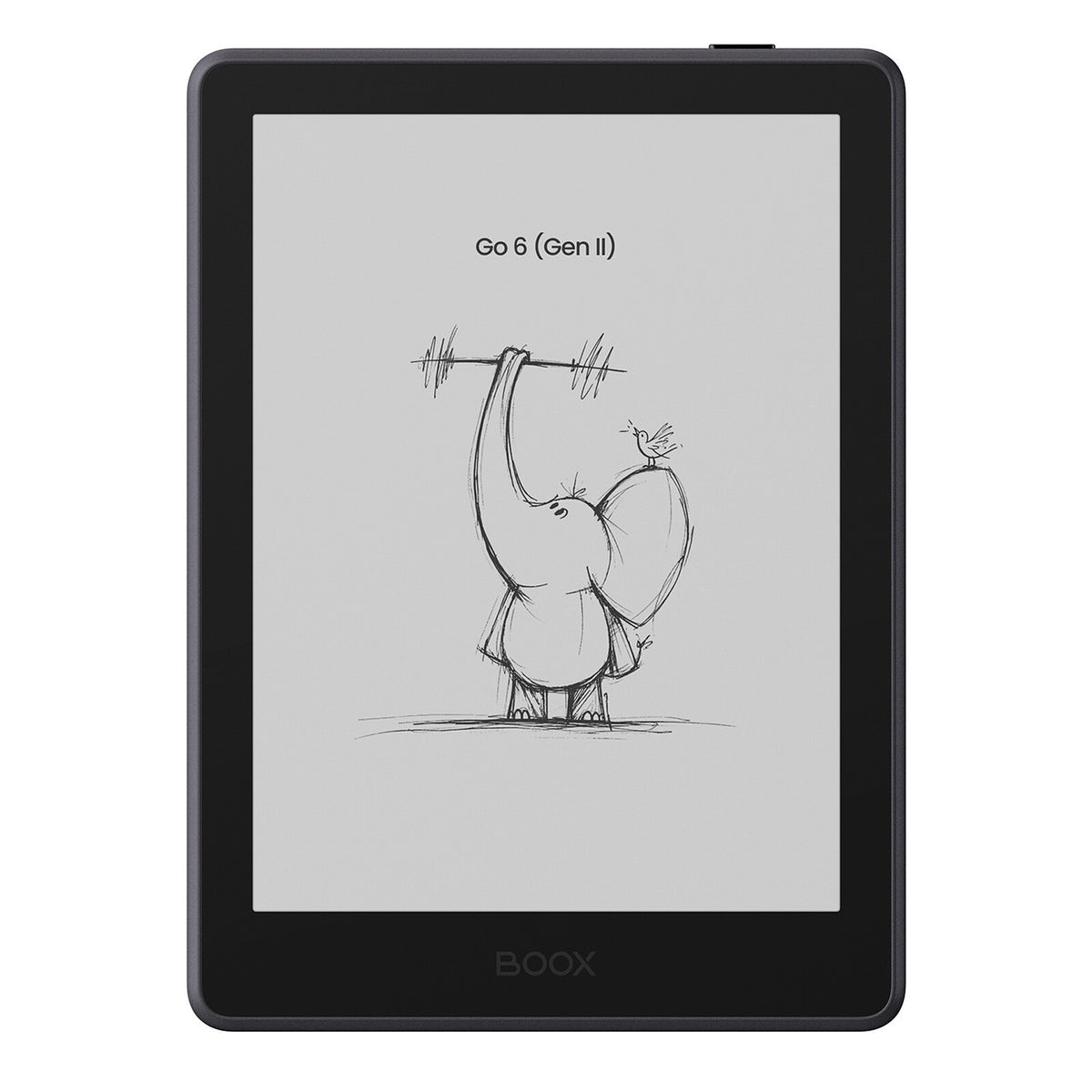 Boox Go 6" (Gen II) Plum Lettore eBook - Schermo E Ink Carta 1300 touch da 6" 1448 x 1072 - 32 GB - Android 11 - Wi-Fi/Bluetooth 5.0 - microSD - USB-C