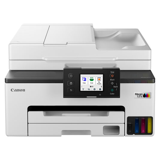 Canon MAXIFY Megatank GX2051 Stampante multifunzione a getto d'inchiostro a colori 4-in-1 con serbatoi d'inchiostro ricaricab