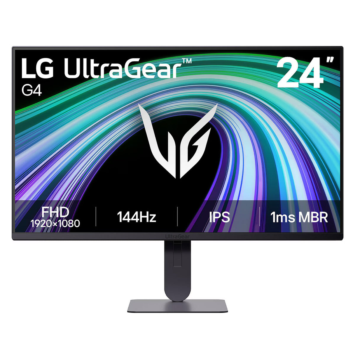 LG 23.8" LED - UltraGear 24G414B-B Monitor PC Full HD 1080p - 1920 x 1080 pixel - 5 ms (grigio su grigio) - 16/9 - Pannello I