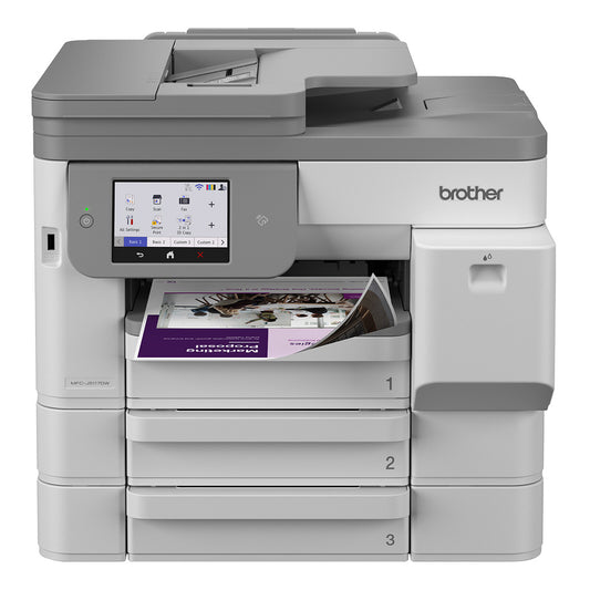 Brother MFC-J5117DW Stampante multifunzione a getto d'inchiostro a colori 4 in 1 A4 (USB 2.0 / Ethernet / Wi-Fi / Wi-Fi Direc