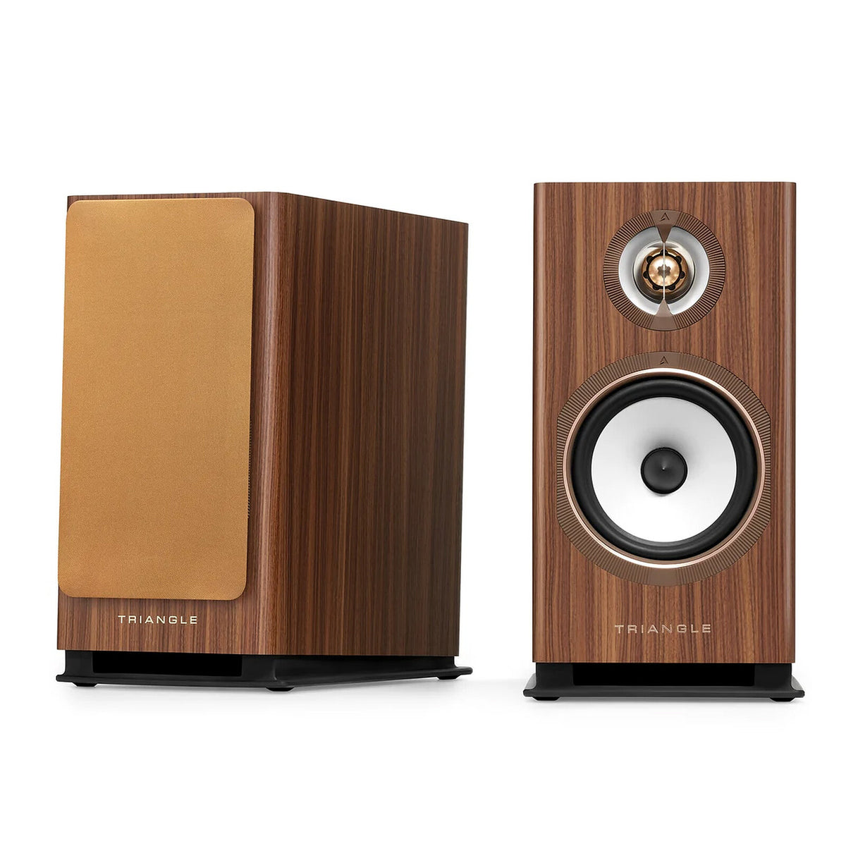 Triangle Solstice 3 Teak Diffusore da scaffale Hi-Fi da 90 W (per coppia)