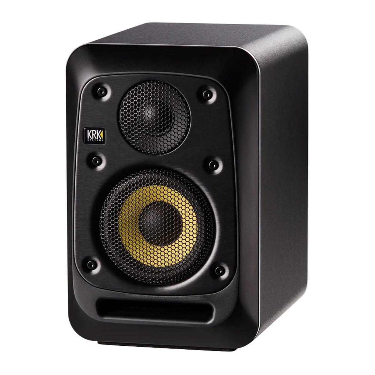 KRK V4 S5 Monitor attivo a 2 vie da 4" Bass Reflex amplificato da 455 Watt - XLR, jack bilanciato da 6,3 mm (singolo)