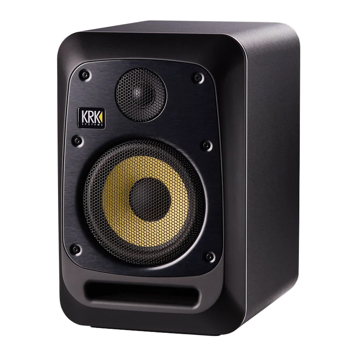 KRK V6 S5 Monitor attivo da 6" a 2 vie Bass Reflex amplificato da 455 Watt - XLR, jack bilanciato da 6,3 mm (singolo)