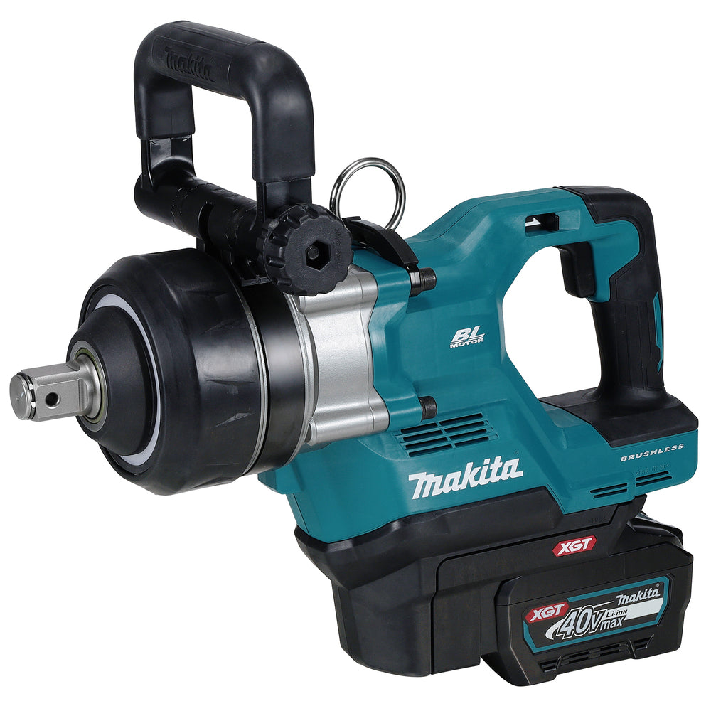 Makita TW009GT201 40V max., 1" quadrato esterno con albero corto 2x 5,0 Ah e caricatore
