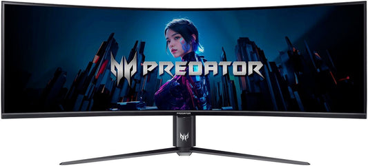 Acer Predator Z57bmiiphuzx display MiniLED curvo da 57” con risoluzione DUHD (7680 x 2160)