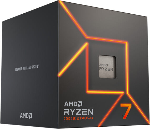 AMD Ryzen™ 7 7700 8-core CPU, socket AM5, version boîte (sans ventilateur)