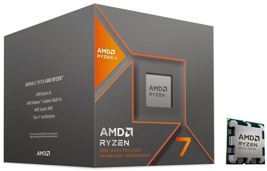 AMD Ryzen™ 7 8700G 8-core CPU, Socket AM5, Boxed (with cooler)