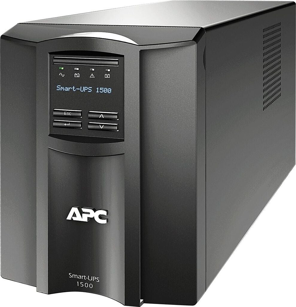 APC Smart UPS SMT1500IC, 1500VA, 8x C13, AVR, display, SmartConnect + Slot, surge protection