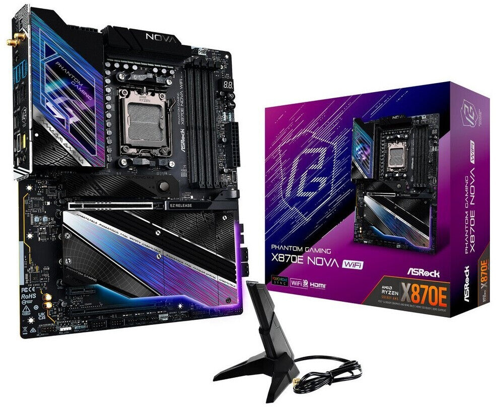 Carte mère ASRock X870E Nova WiFi ATX socket AM5